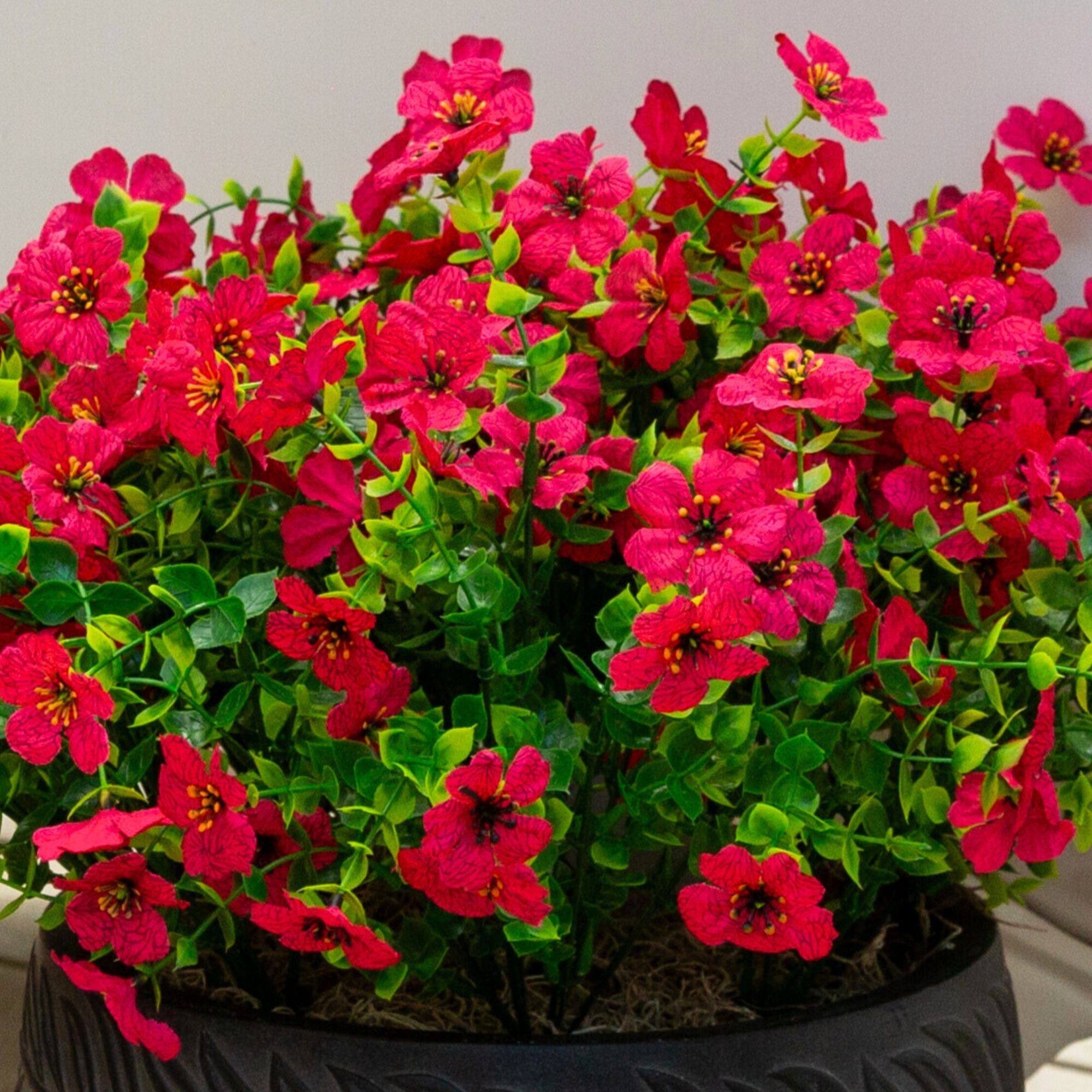 13" UV Resistant Artificial Daisy Bushes